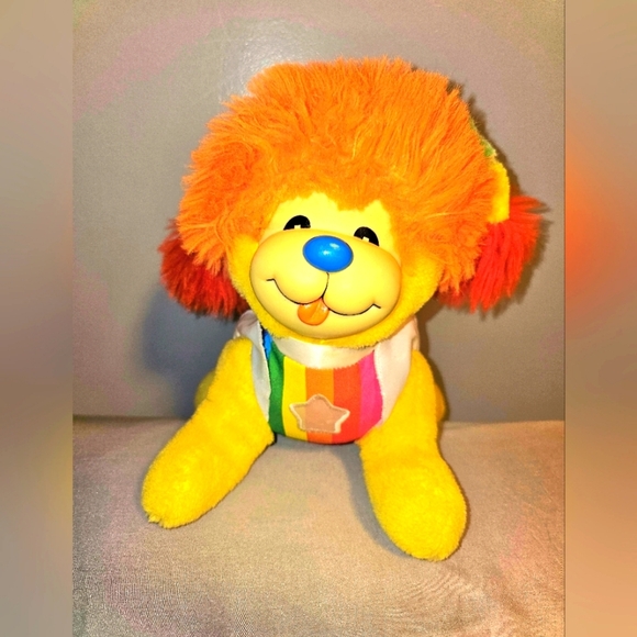 1983 Vintage Hallmark Rainbow Brite Puppy Bright Plush Dog 12" Mattel - Picture 1 of 5